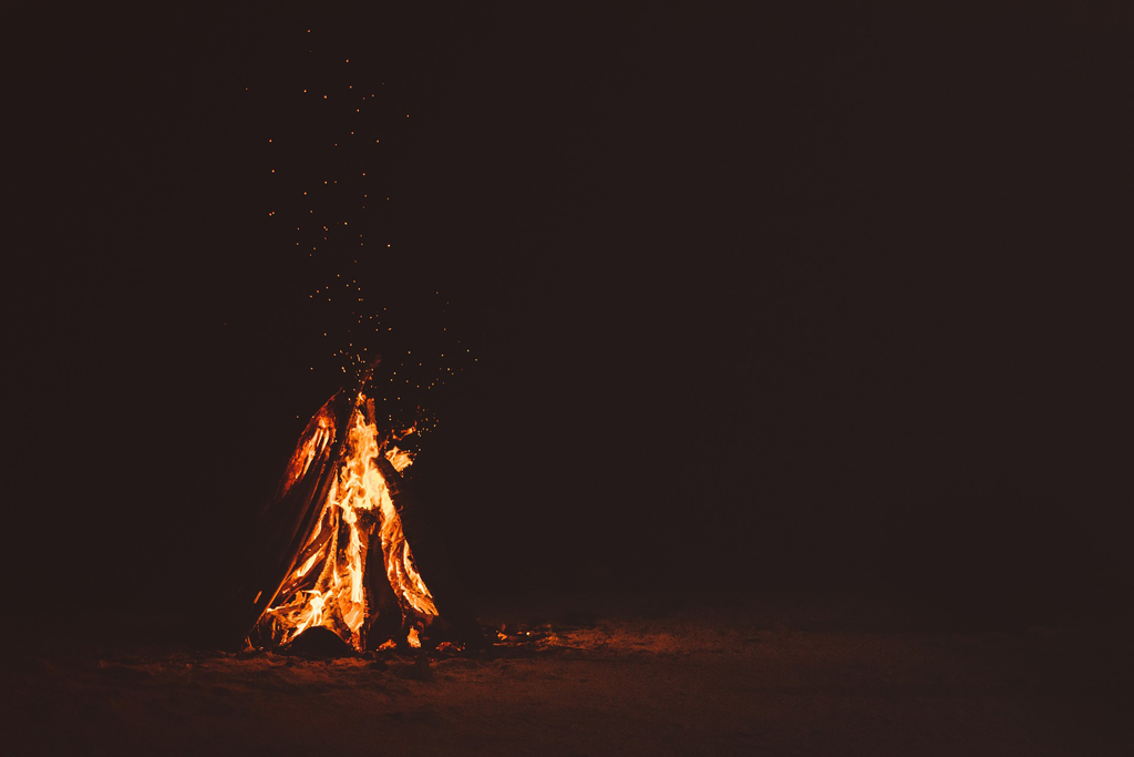 fuego del solsticio de invierno